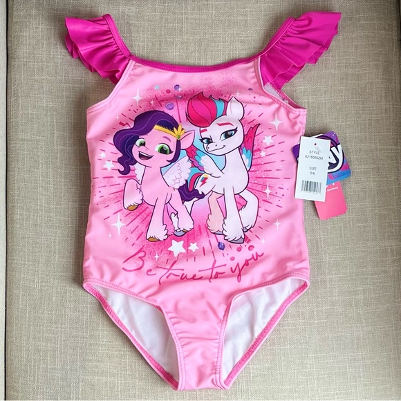 MY LITTLE PONY Girls Swimsuit Bathing Suit - Picture 9 of 9